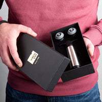 Wine Saver Stainless Steel Gift Box (1 Pump, 2 Stoppers)
